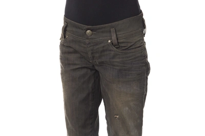 Shop Byblos Black Cotton Jeans &amp; Women's Pant