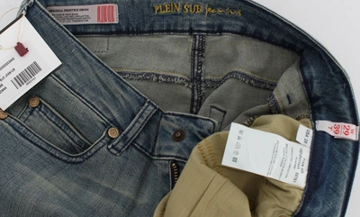 Shop Plein Sud Blue Wash Cotton Stretch Skinny Slim Tight Fit Women's Jeans