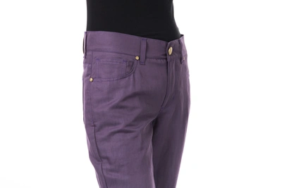 Shop Byblos Violet Cotton Jeans &amp; Women's Pant