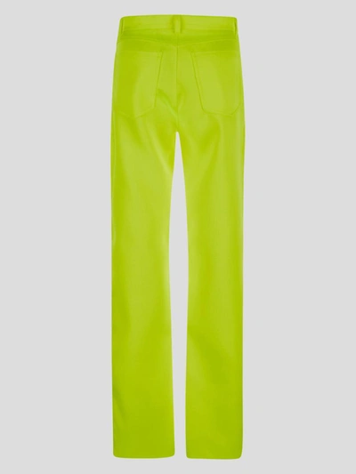 Shop Sportmax Egemone Trousers In <p> Egemone Trousers In Bright Yellow Polyester