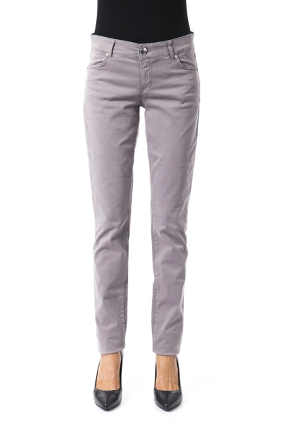 Shop Byblos Gray Cotton Jeans &amp; Women's Pant