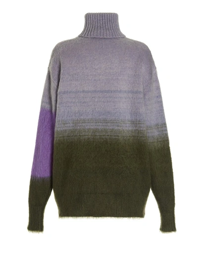 Shop Off-white 'supervetica' Sweater In Multicolor