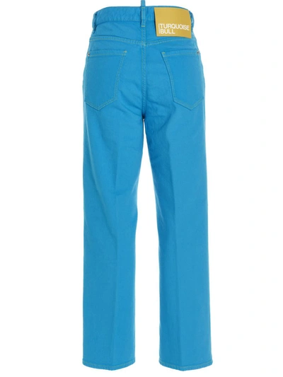 Shop Dsquared2 'boston' Jeans In Light Blue