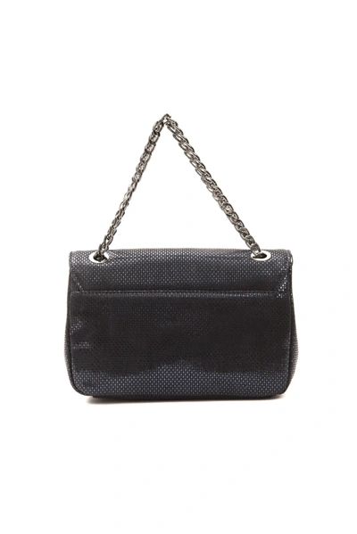 Shop Pompei Donatella Blue Leather Crossbody Women's Bag