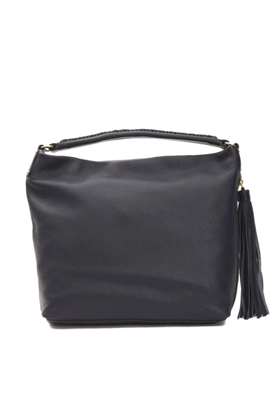 Shop Pompei Donatella Gray Leather Shoulder Women's Bag In Grey