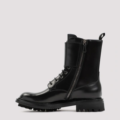 Shop Church's Carly Leather Boots Shoes In Black