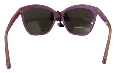 Shop Dolce & Gabbana Violet Full Rim Rectangle Frame Shades Dg4251 Women's Sunglasses