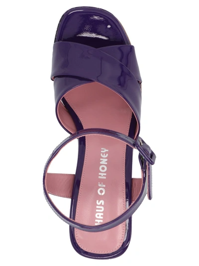 Shop Haus Of Honey 'lacquer Doll' Sandal In Purple