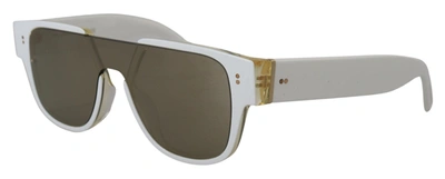 Shop Dolce & Gabbana White Acetate Full Rim Frame Shades Dg4356f Women's Sunglasses