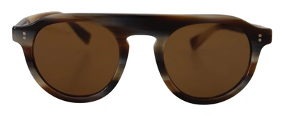 Shop Dolce & Gabbana Brown Tortoise Oval Full Rim Eyewear Dg4306 Women's Sunglasses