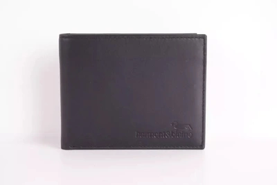 Shop Harmont & Blaine Black Leather Men's Wallet