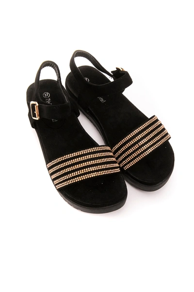Shop Peche Originel Péché Originel Gold Textile Women's Sandal