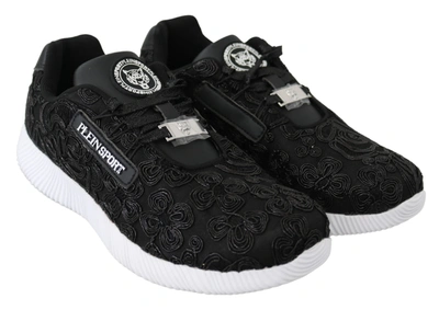 Shop Plein Sport Black Polyester Runner Joice Sneakers Women's Shoes
