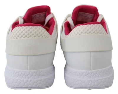 Shop Plein Sport White Polyester Runner Becky Sneakers Women's Shoes