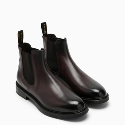 Shop Doucal's Ebony Shaded Beatles Boot In Brown
