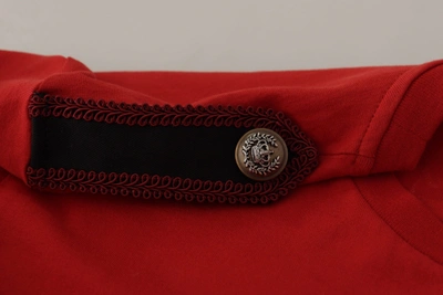Shop Dolce & Gabbana Red Amor Vincit Omnia Crewneck Women's T-shirt