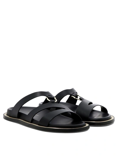 Shop Ferragamo "mikela 10" Sandals In Black