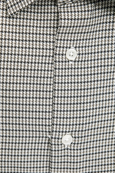 Shop Robert Friedman Beige Cotton Men's Shirt