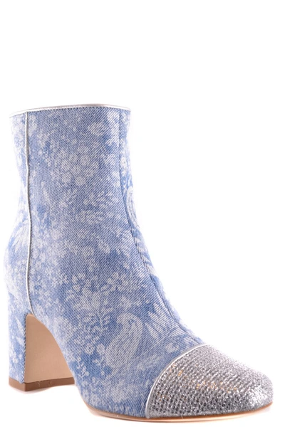 Shop Polly Plume Boots In Blue