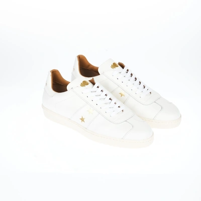 Shop Pantofola D'oro White Leather Men's Sneaker