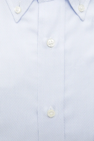 Shop Robert Friedman Light-blue Cotton Men's Shirt