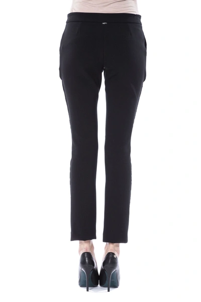 Shop Byblos Black Acrylic Jeans &amp; Women's Pant