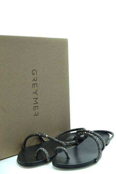 Shop Greymer Sandals In Black