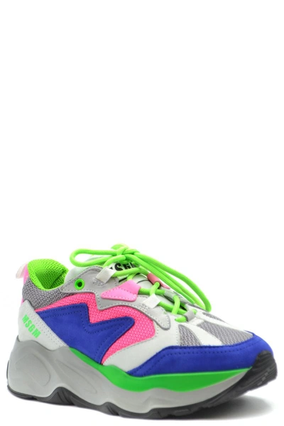 Shop Msgm Sneakers In Multicolor