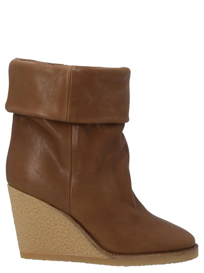 Shop Isabel Marant 'totam' Ankle Boots In Brown