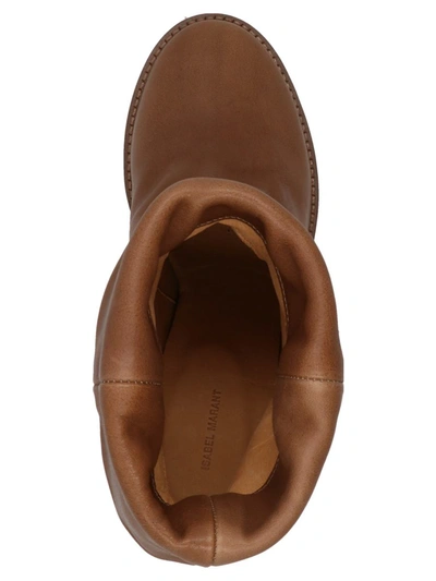 Shop Isabel Marant 'totam' Ankle Boots In Brown