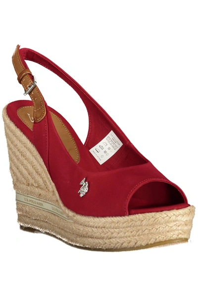 Shop U.s. Polo Assn . Red Cotton Women's Sandal