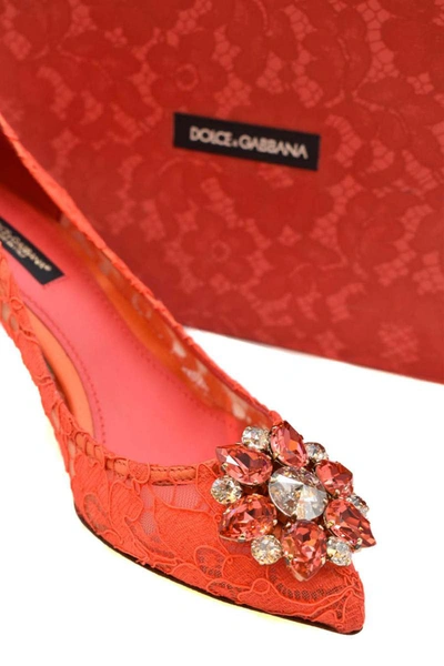 Shop Dolce & Gabbana Decollete In Coral