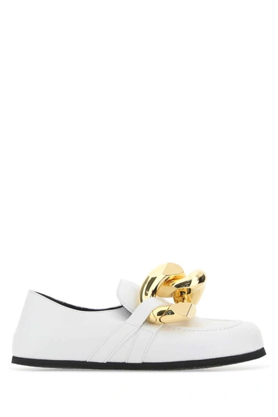 Shop Jw Anderson Loavers In White