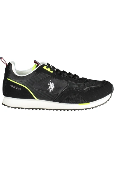 Shop U.s. Polo Assn . Black Polyester Men's Sneaker