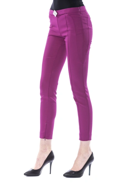 Shop Byblos Violet Polyester Jeans &amp; Women's Pant
