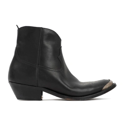 Shop Golden Goose Young Boots Shoes In Black