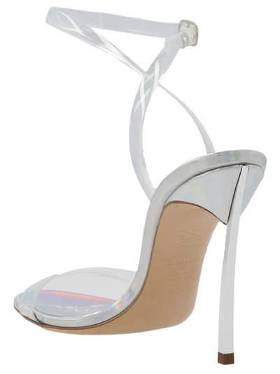 Shop Casadei 'osiride Sue Blade' Sandals In White