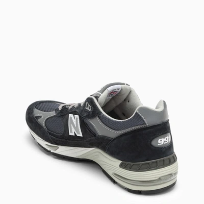 Shop New Balance 991 Low Sneakers In Blue