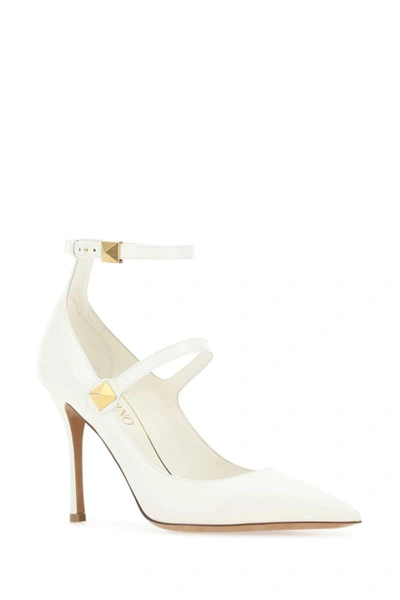 Shop Valentino Garavani Heeled Shoes In White