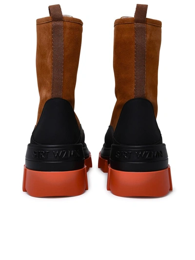 Shop Stuart Weitzman Noho Suede Boots In Brown