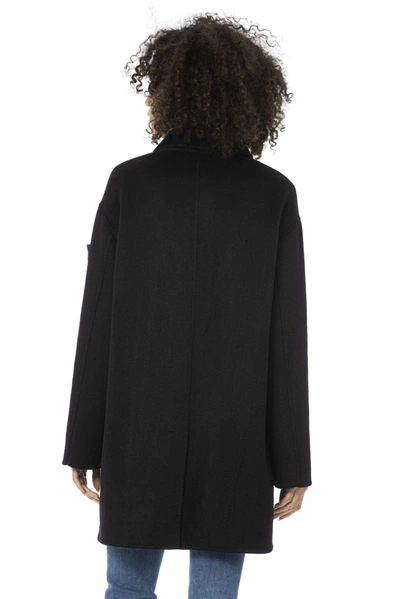 Shop Baldinini Trend Black Wool Jackets &amp; Women's Coat