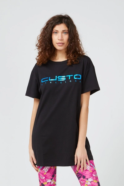 Shop Custo Barcelona Blue Cotton Tops &amp; Women's T-shirt