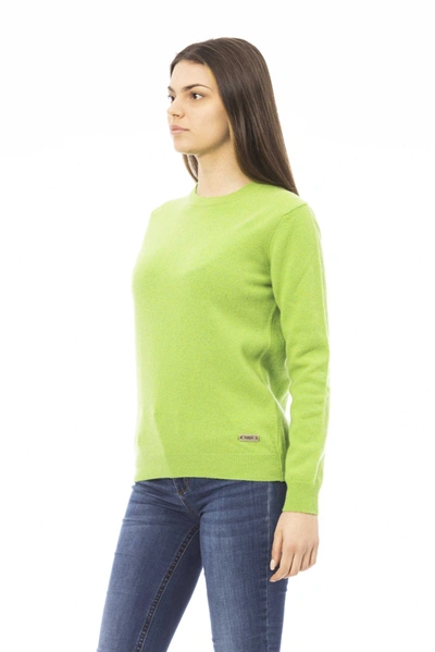 Shop Baldinini Trend Green Wool Women's Sweater