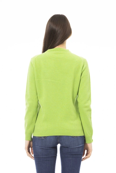 Shop Baldinini Trend Green Wool Women's Sweater
