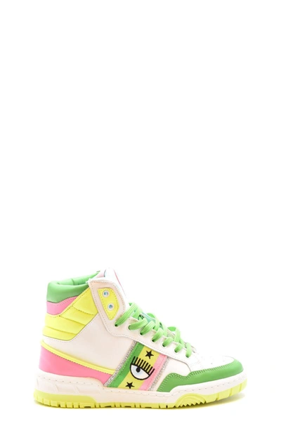 Shop Chiara Ferragni High-top Sneakers In Multicolor