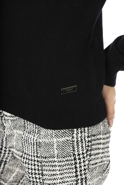 Shop Baldinini Trend Black Wool Women's Sweater