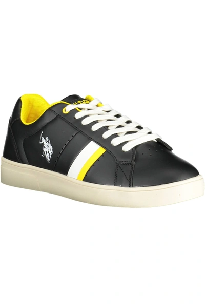 Shop U.s. Polo Assn . Black Polyester Men's Sneaker