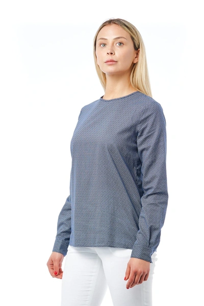 Shop Bagutta Blue Cotton Women's Shirt
