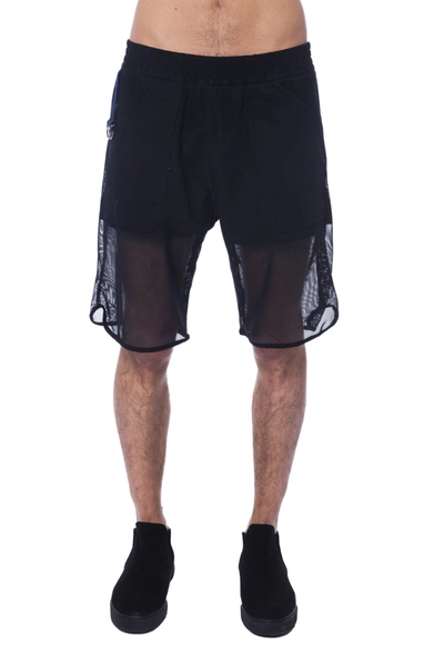 Shop Nicolo Tonetto Black Polyester Men's Short