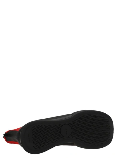 The Row Zippered Short Boots In Red